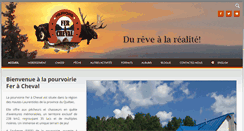 Desktop Screenshot of feracheval.ca