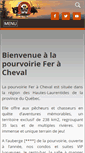 Mobile Screenshot of feracheval.ca